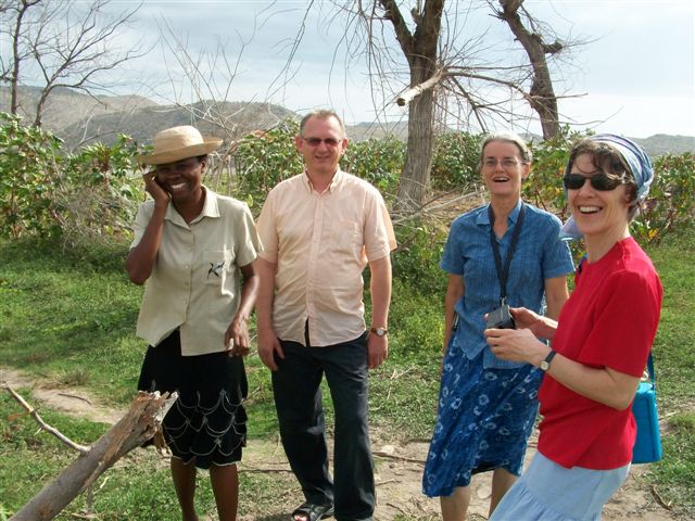 Visite du Vice-président Maurice Raetz à Gonaïves, 2011